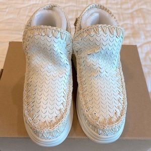 MOU Leather Trainer Booties Size 36